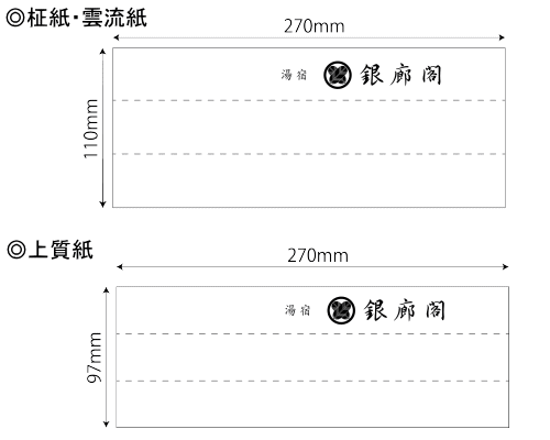 三つ折のサイズ