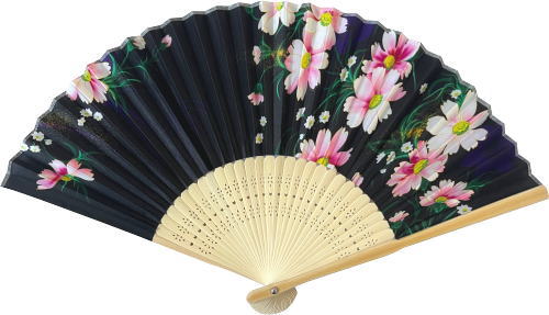 7寸30間ポリエステル貼扇子イメージ