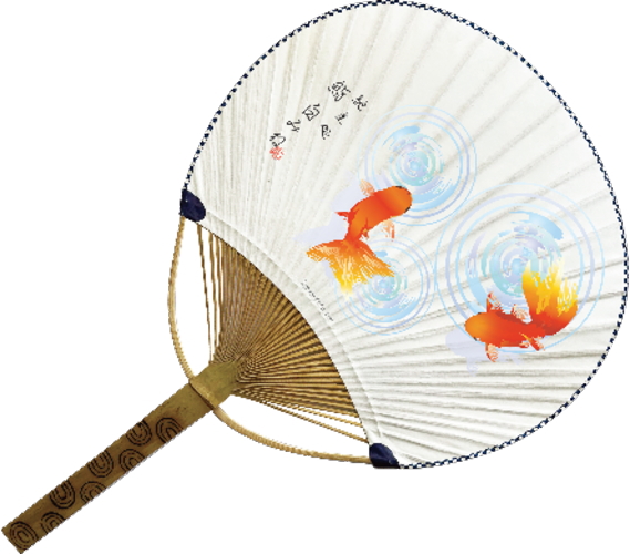 唐月竹うちわイメージ